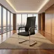 Ergonomic Mesh Visitor Chair - Black - 1