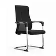 Ergonomic Mesh Visitor Chair - Black - 3