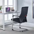 Ergonomic Mesh Visitor Chair - Black - 5