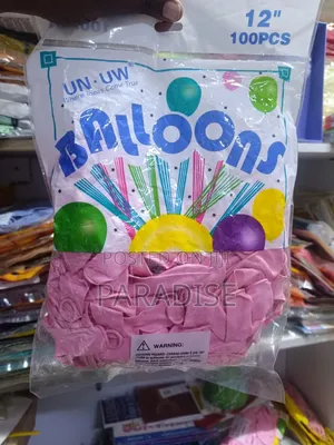 12" High Quality Balloons (100 Pcs)