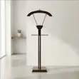 Wooden Suit Valet Stand - Coat Hanger - 4