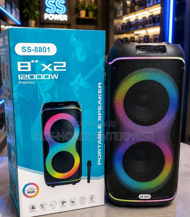 Party Rocker SS-8801 Rechargeable Karaoke Speaker (1200W) - 1
