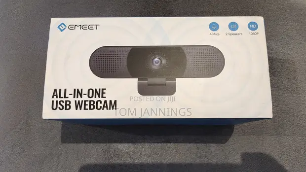 eMeet C980 Pro Webcam ya HD 1080p yenye Lens ya Wide Angle - 1