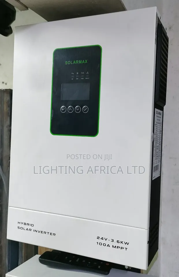 Solarmax 3.6kva 24V Hybrid Inverter with 100A MPPT - 1