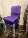 New Red Fabric Conference/Church Chair - 2