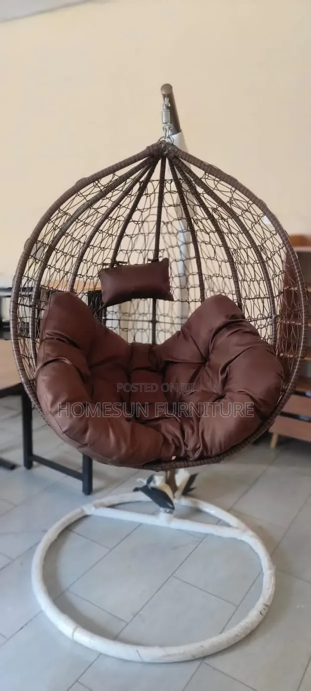 Hammock Swing Chair - Woven Egg Design - 1