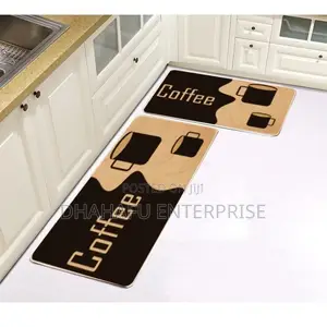 2pcs Rubber Kitchen Mats - Non-Slip Anti-Fatigue Set