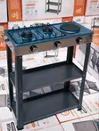 Eurochef EC-6073(2+1) Gas Cooker - 1500W Hot Plate - 2