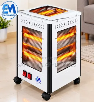 ElectroMate QH02 2000W 5-Sided Quartz Room Heater