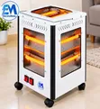 ElectroMate QH02 2000W 5-Sided Quartz Room Heater - 1