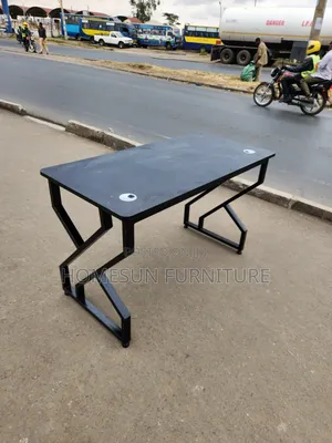 Modern Executive Office Desk - Black