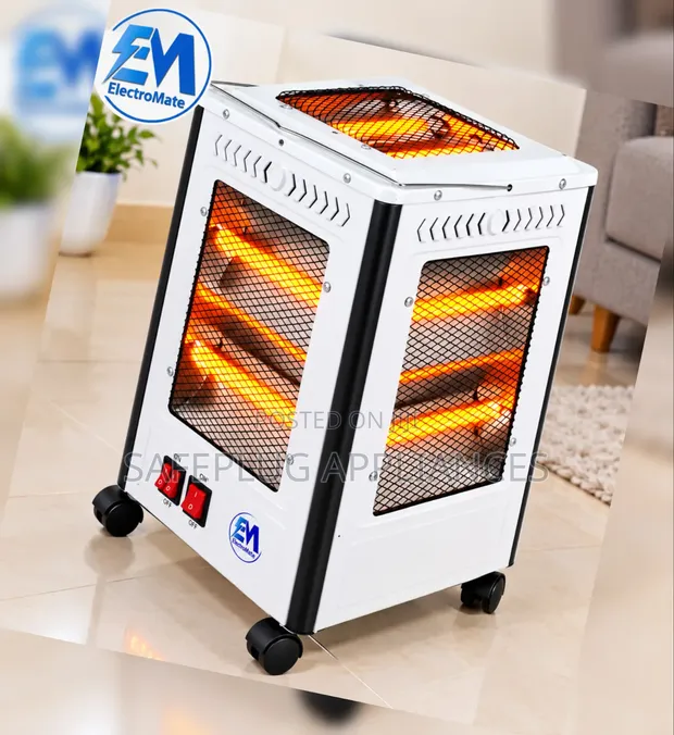 ElectroMate QH02 2000W Quartz Room Heater - 1