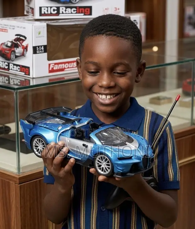 Blue Open Top Remote Control Sports Car - 1