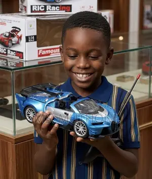 Blue Open Top Remote Control Sports Car