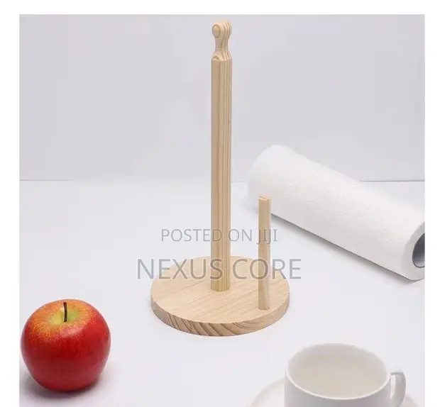 Bamboo Tissue Holder - 1