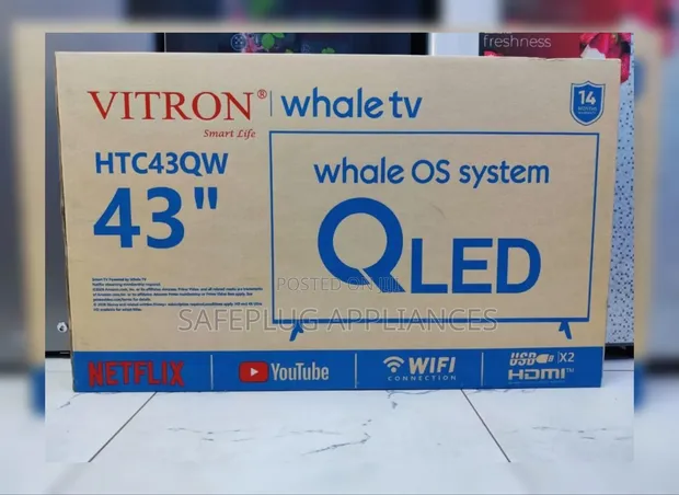 Vitron 43" Smart Whale QLED TV - 1