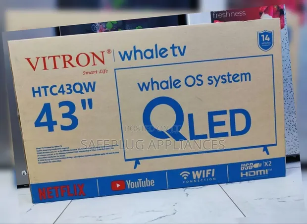 Vitron Whale 43" Smart QLED TV - 1