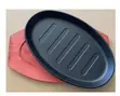 Sizzling Plate with Wooden Base - 2