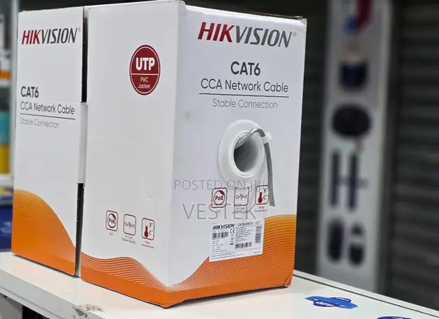 Hikvision 305m CAT6 CCA 75% Copper Network Cable - 1