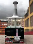 Gray Manual Vegetable Grater with 2L Bowl - 2