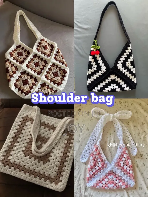 Lyn Multicolor Crochet Handbag - 1