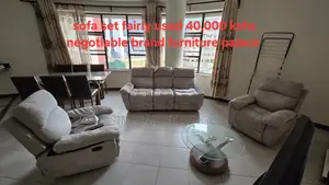 Used Recliner Sofa with Dining Set