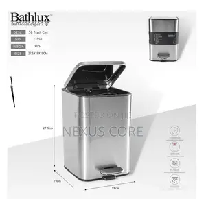 5L Chuma cha Kutolea Chuma cha Pedal Bin