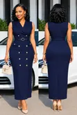 Belted Blazer Dress - 2