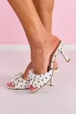 Polka Dot Bow Heels - 1