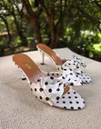 Polka Dot Bow Heels - 2