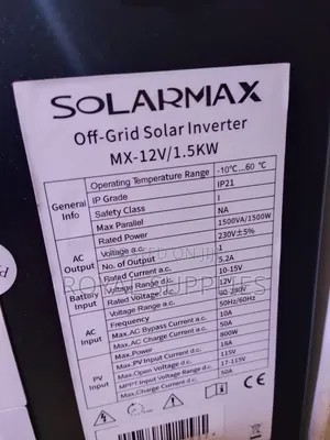 1.5kva Hybrid Solar Inverter 12V 50A MPPT