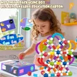 136-Piece Flexible Magnetic Tube Blocks - 4