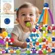 136-Piece Flexible Magnetic Tube Blocks - 5