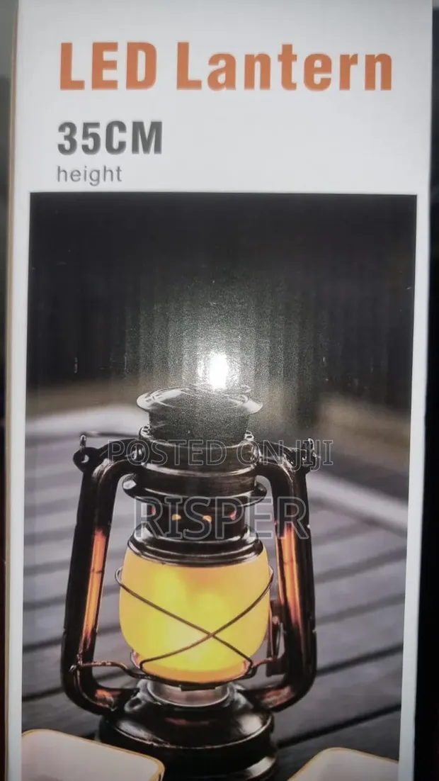 Rechargeable Vintage 35cm LED Lantern Lamp - 1