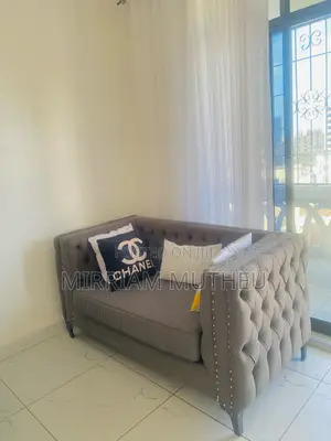 5 Seater Sofa Set - Gray Fabric