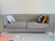 5 Seater Sofa Set - Gray Fabric - 5