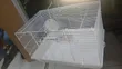 Metal Wire Pet Cage with Tray, Bottle, Wheel - 2