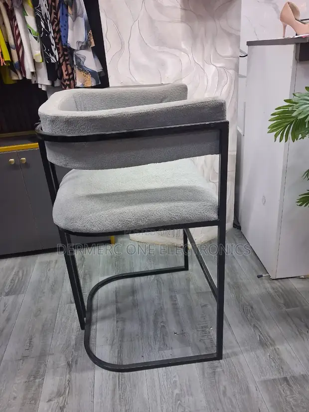 Modern High Counter Chairs (Gray, Set of 1) - 1