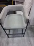Modern High Counter Chairs (Gray, Set of 1) - 4