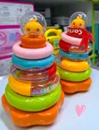 Colorful Musical Jenga/Stacking Ring Toy - 1