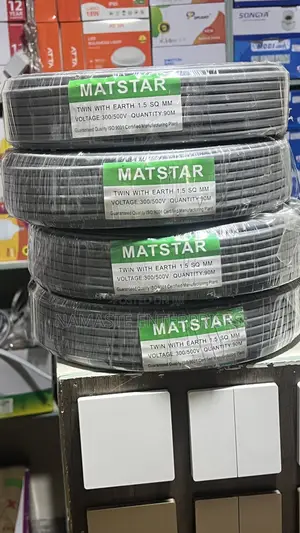 Matstar Twin with Earth Cable 1.5 Sq Mm - 90m Roll