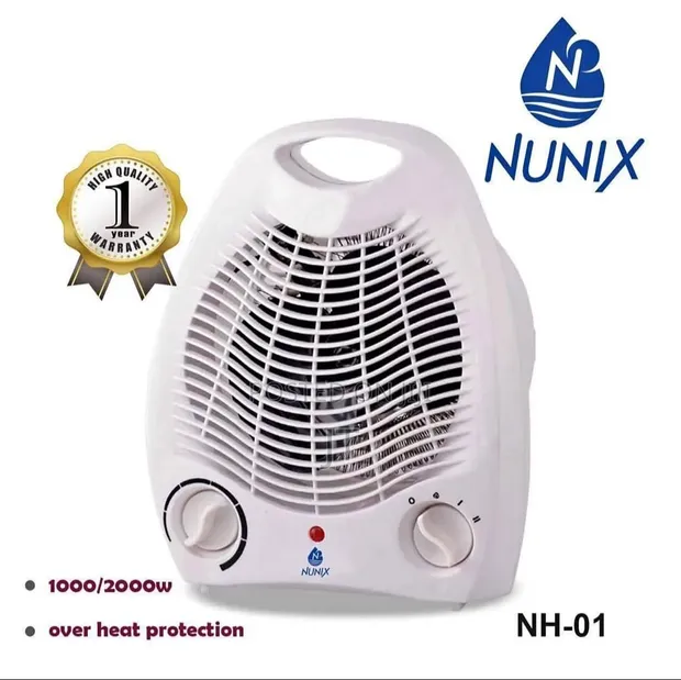Nunix Portable Electric Room Heater/Fan (NH-01) - 1