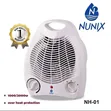 Nunix Portable Electric Room Heater/Fan (NH-01) - 1