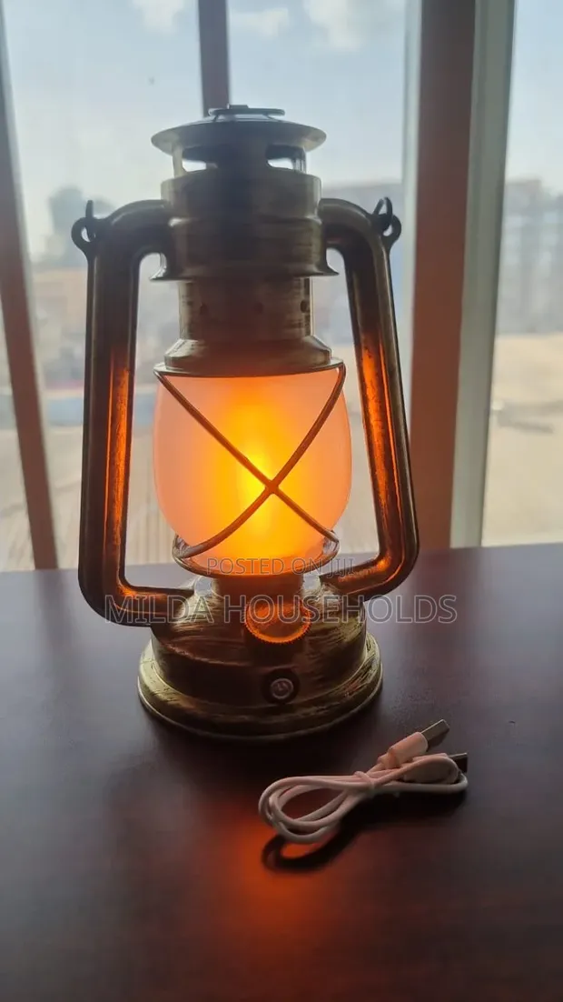 Rechargeable Vintage LED Lantern Lamp - 1