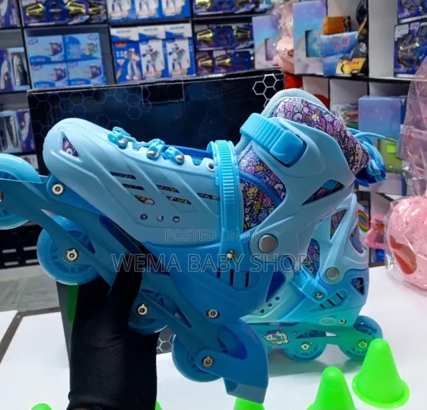 Adjustable LED Roller Skates Shoes - 1