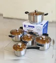 Smart Raha Life 10-Piece Stainless Steel Cookware Set - 1