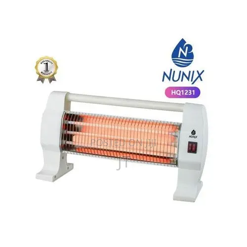 Nunix Portable Quartz Room Heater (Model HQ1231) - 1