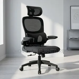 Ergonomic Office Chair with Flipping Armrests