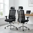 Orthopedic Office Chair with Metallic Base - 2