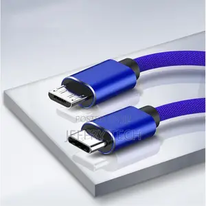 USB-C to Micro USB B 5-Pin Charging Cable 1m